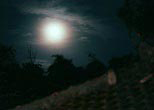 子刻が近ずき、空に満月が顔を出す。静寂が一帯を包む。