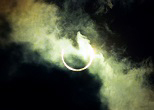 若夏国体で見た金環日食。1987年
